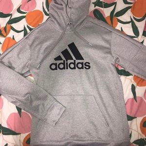 Grey adidas hoodie